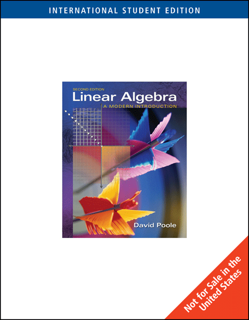 Linear Algebra de Poole, David, 9780534405960, MATEMÁTICAS, álgebra, Cengage Learning, Inglés