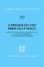A Primer on the Dirichlet Space, , matemáticas