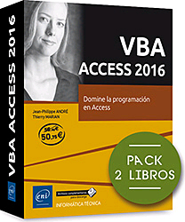 VBA Access 2016. Pack de 2 libros: Domine la programación en Access, 9782409009358, INFORMÁTICA, informática, ENI, Español