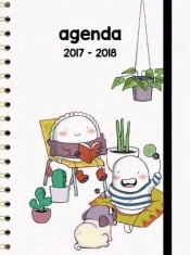 Agenda escolar 2017-18. Croqueta y empanadilla, , Material escolar