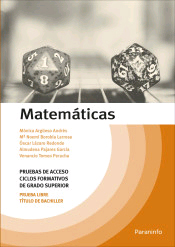 Matemáticas. Temario Pruebas de Acceso a Ciclos Formativos de Grado Superior, , matemáticas