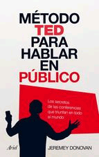 Método Ted para hablar en público, , hostelería y restauración