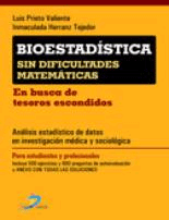 Bioestadística sin dificultades matemáticas. En busca de tesoros escondidos., , matemáticas | estadística