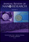 ANNUAL REVIEW OF NANO RESEARCH. VOL. 3, , nanotecnología / química general